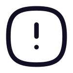 Danger Square SVG Icon